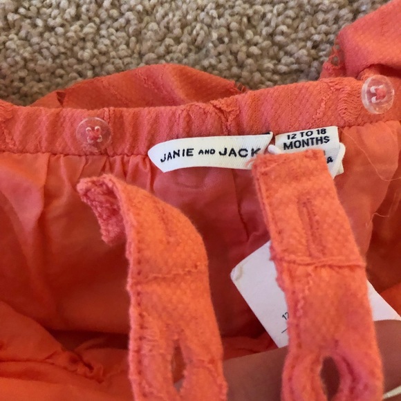 Janie and Jack lace romper, 12-18 months, snap closure bottom, buttons on strap - Picture 5 of 13